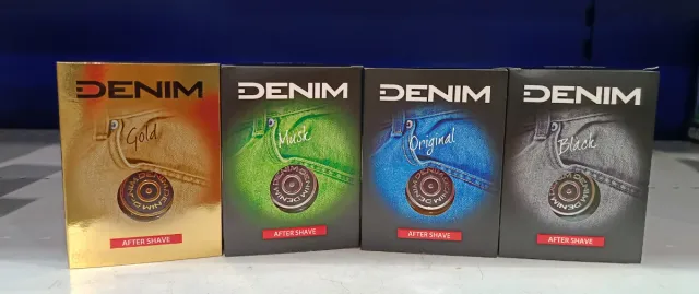 Denim After Shave - Gold, Musk, Original, Black