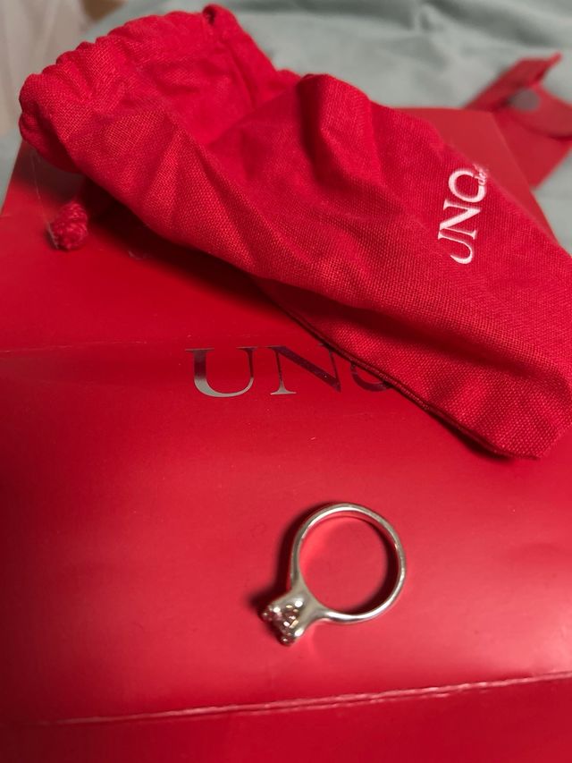 Anillo UNO de 50 Plata y Circonita