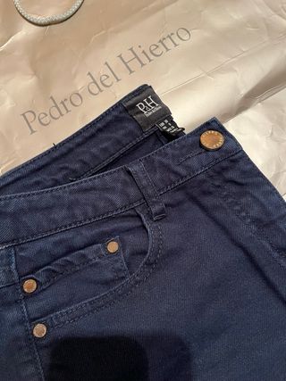 Pedro del Hierro Pantalón Mujer Azul