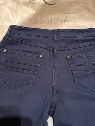 Pedro del Hierro Pantalón Mujer Azul