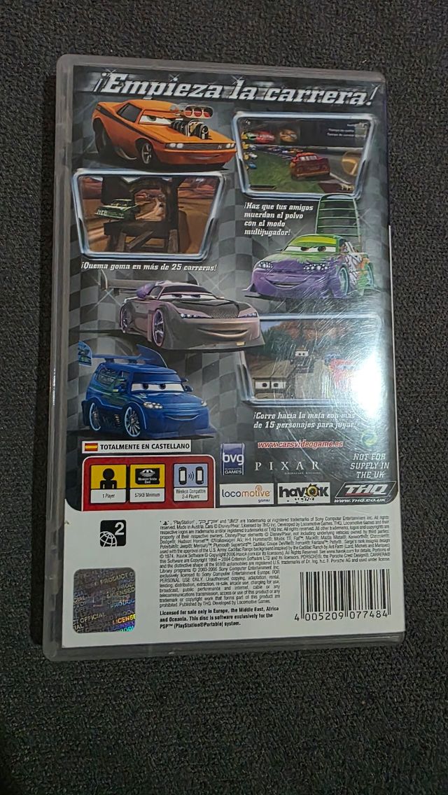 Gioco PSP Disney Pixar Cars