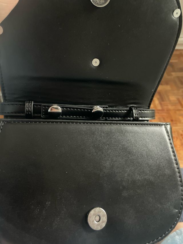 Bolso Diesel Negro y Plateado