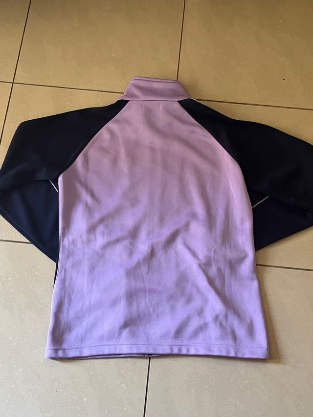 Sudadera Kappa Morada y Negra