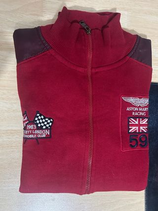 Sudadera Aston Martin Racing Roja hombre Talla M