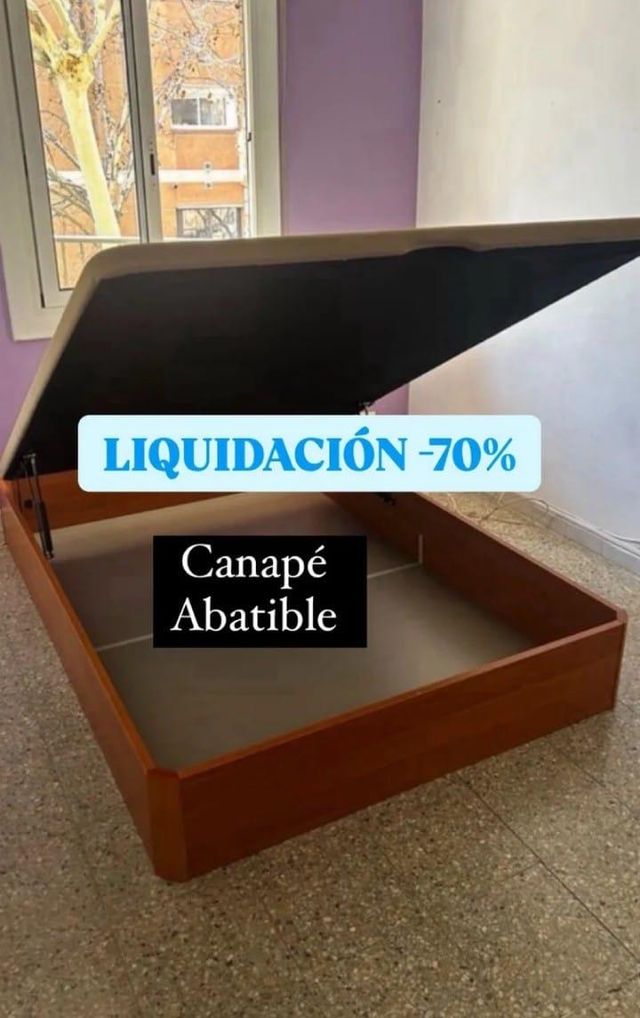 Canapé abatível 135x190cm