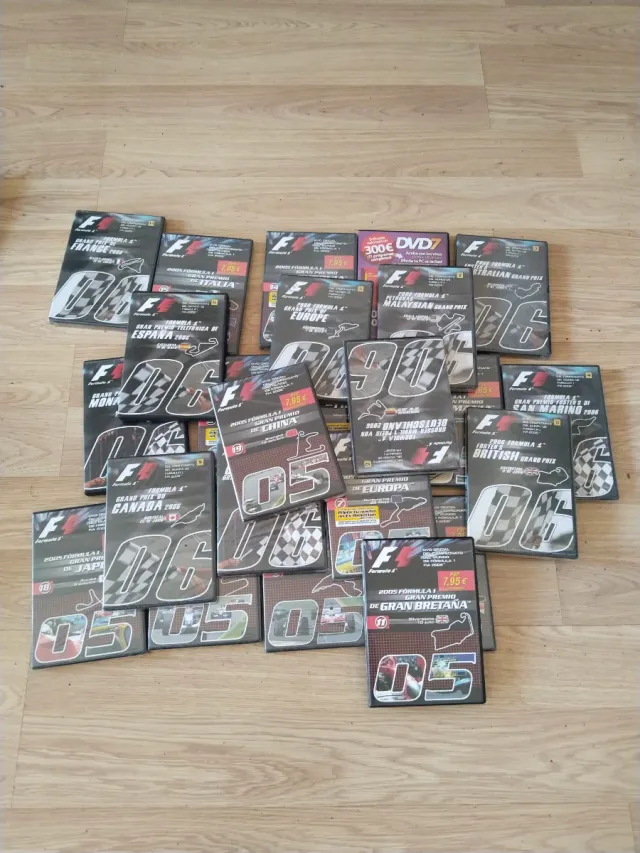 Lote DVDs Fórmula 1