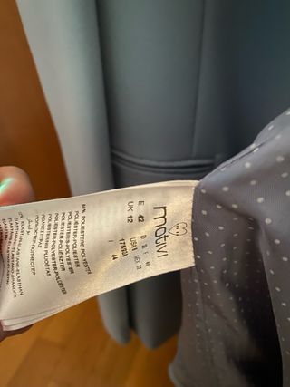 Blazer Motivi monopetto carta da zucchero