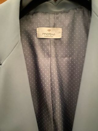 Blazer Motivi monopetto carta da zucchero