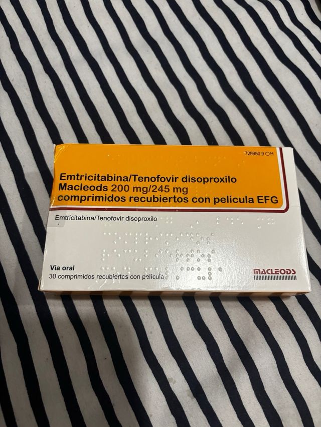 Emtricitabina/Tenofovir Macleods 200/245 mg