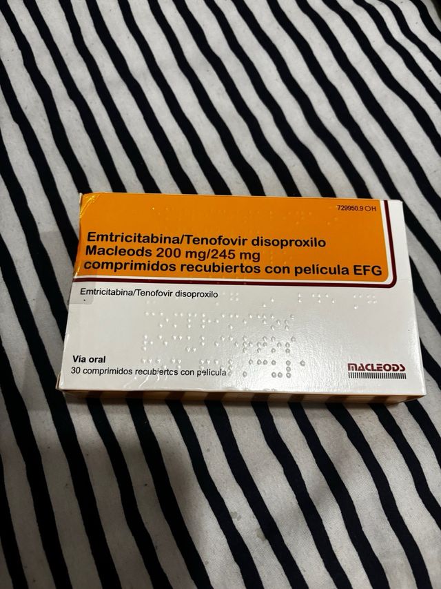 Emtricitabina/Tenofovir Macleods 200/245 mg