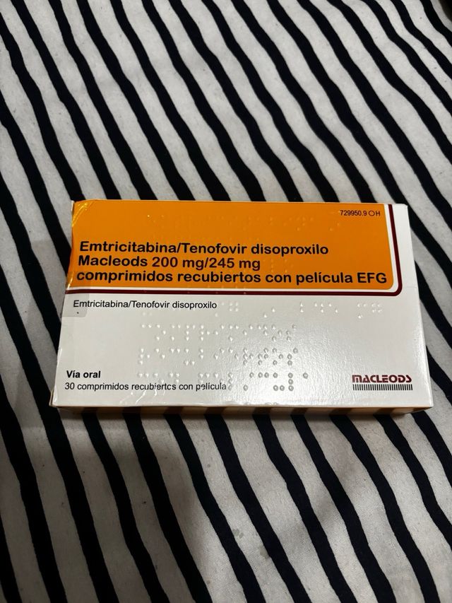 Emtricitabina/Tenofovir Macleods 200/245 mg