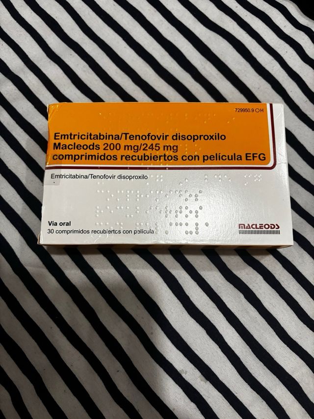 Emtricitabina/Tenofovir Macleods 200/245 mg