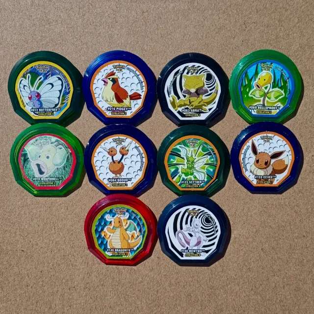 Lotteria di roller, staks e tazos di Dragon Ball e Pokemon