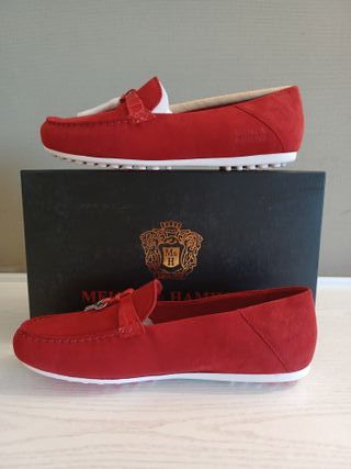 Mocasines Melvin & Hamilton Thea 5 Talla 40 Rojos