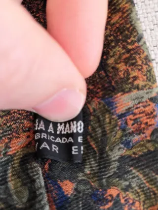 Corbata seda 100% Pierre Cardin hecha a mano