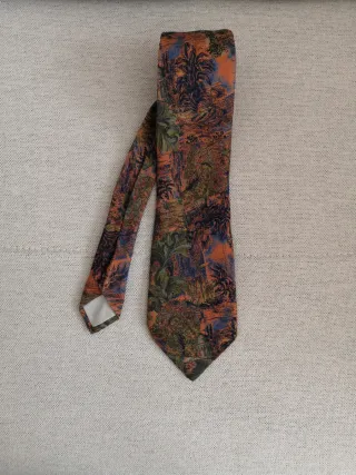 Corbata seda 100% Pierre Cardin hecha a mano