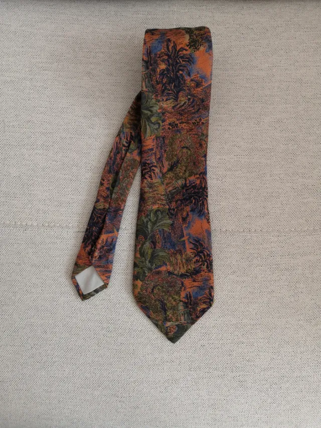 Corbata seda 100% Pierre Cardin hecha a mano