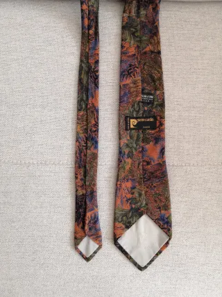 Corbata seda 100% Pierre Cardin hecha a mano