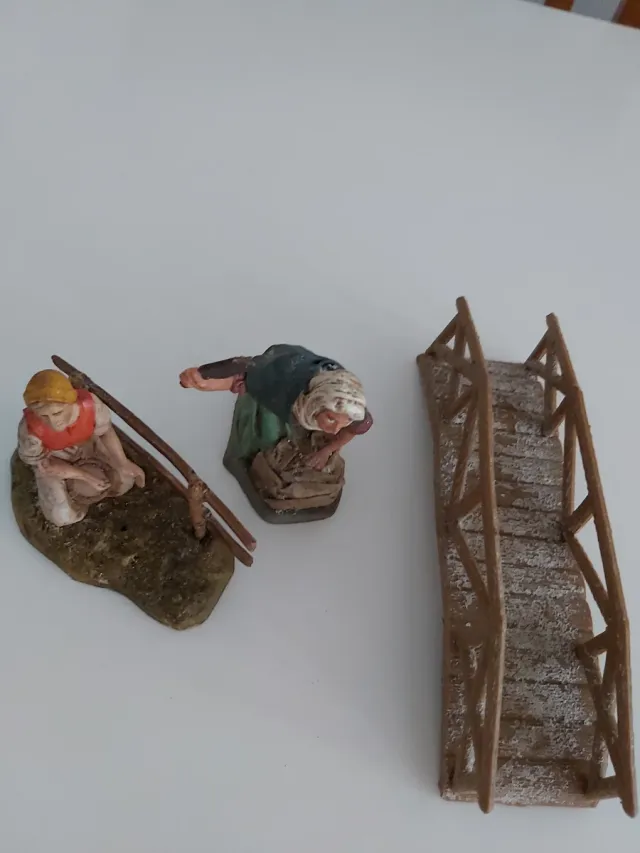 Figuras Belén: Mujer y Puente