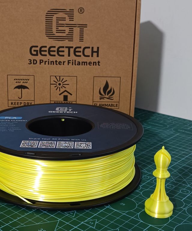 Filamento PLA SILK (Seda) Giallo