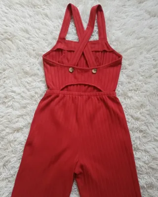 Mono Bershka Rojo Talla S