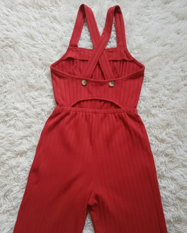 Mono Bershka Rojo Talla S