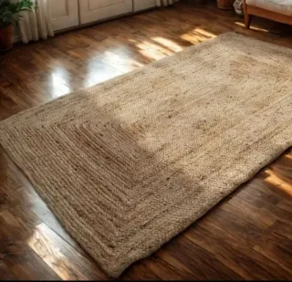 Tappeto in iuta naturale stile nordico