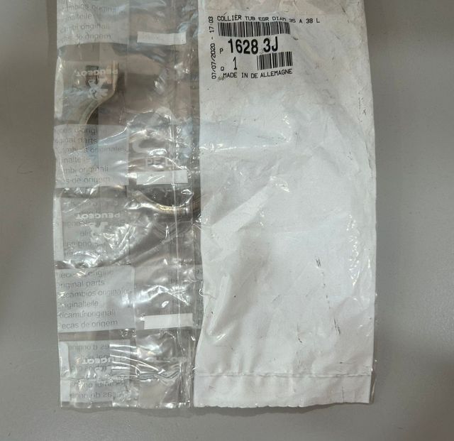 Collar Tubo EGR Peugeot 16283J