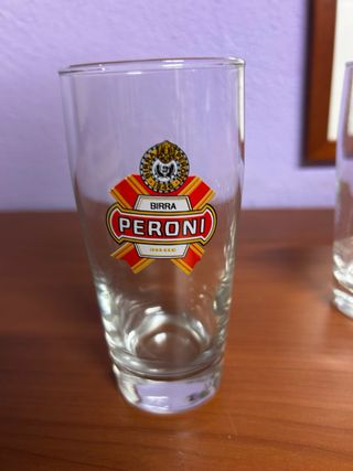 Set 6 Bicchieri Peroni Birra Vetro