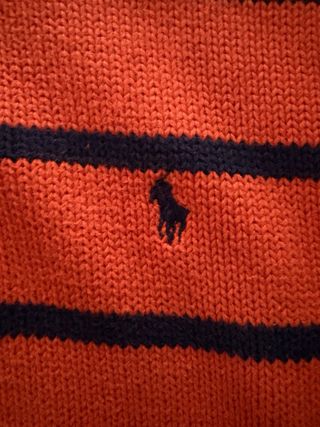 Jersey Polo Ralph Lauren Naranja Rayas
