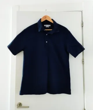 Polo Zara Hombre Azul