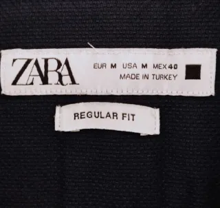 Polo Zara Hombre Azul
