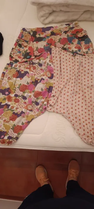 Pantalones bombachos Desigual multicolor