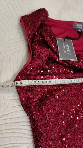 Top Lentejuelas Rojo, Ideal fiestas navideñas