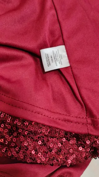 Top Lentejuelas Rojo, Ideal fiestas navideñas