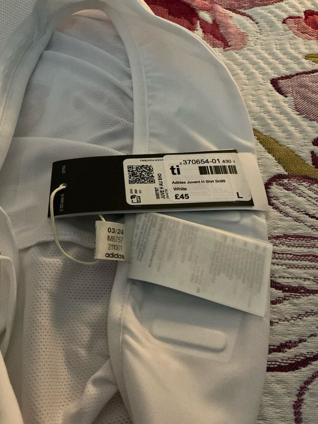 Pantalón Juventus Adidas Jugador Original Blanco