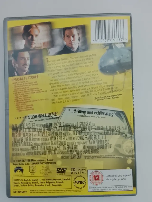 DVD The Italian Job - Edición Coleccionista