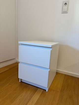Comodino IKEA Malm bianco