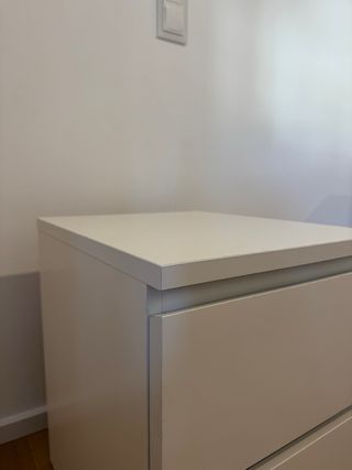 Comodino IKEA Malm bianco