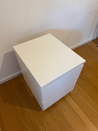 Comodino IKEA Malm bianco