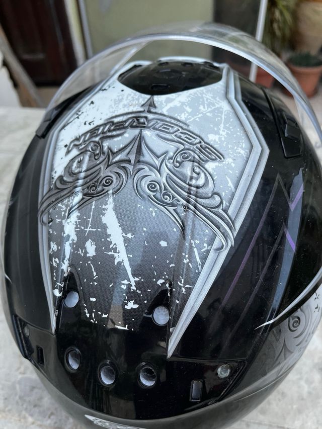Casco Moto Scorpion Nero e Bianco