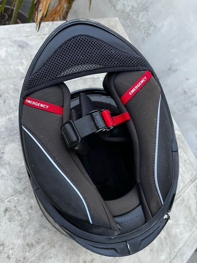 Casco Moto Scorpion Nero e Bianco