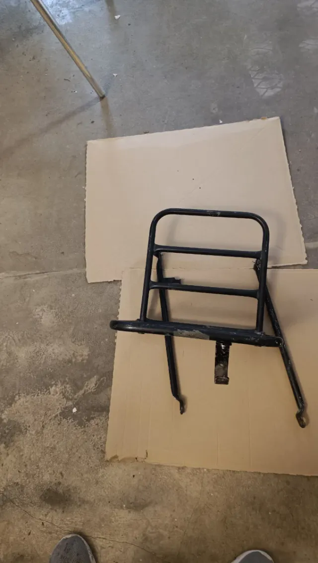 Portaequipajes Vespa Negro