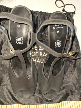 Zapatos de baile  tango y salón LA HALLE negros 38