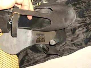 Zapatos de baile  tango y salón LA HALLE negros 38