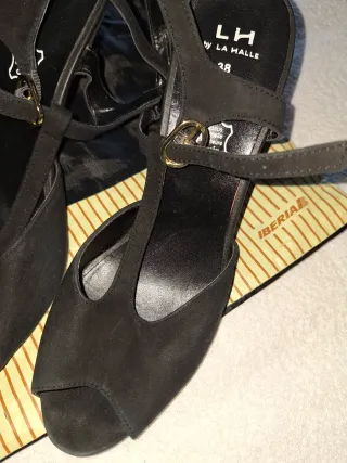 Zapatos de baile  tango y salón LA HALLE negros 38