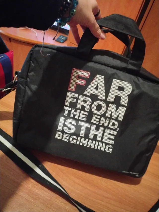 Mochila portátil negra