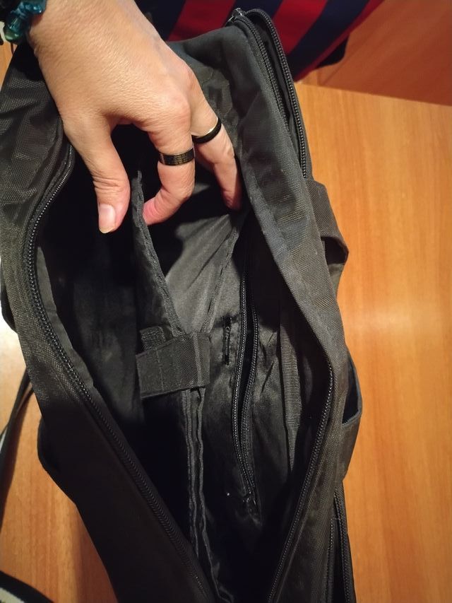 Mochila portátil negra