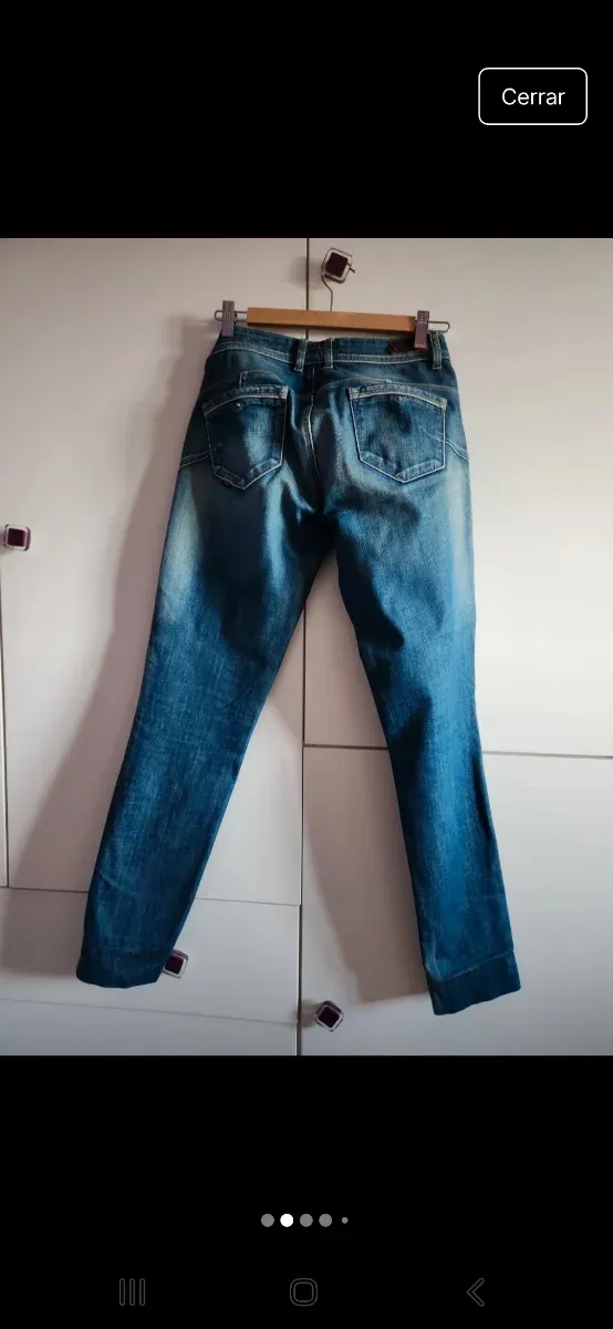 Vaqueros Salsa Talle Bajo