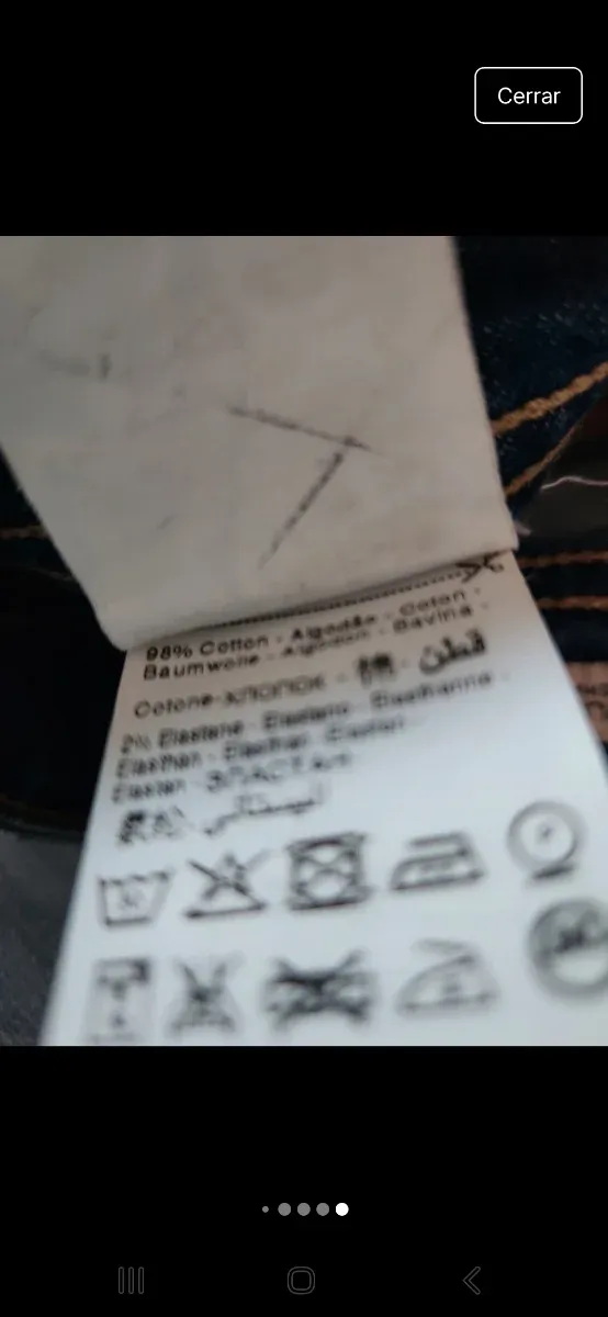 Vaqueros Salsa Talle Bajo